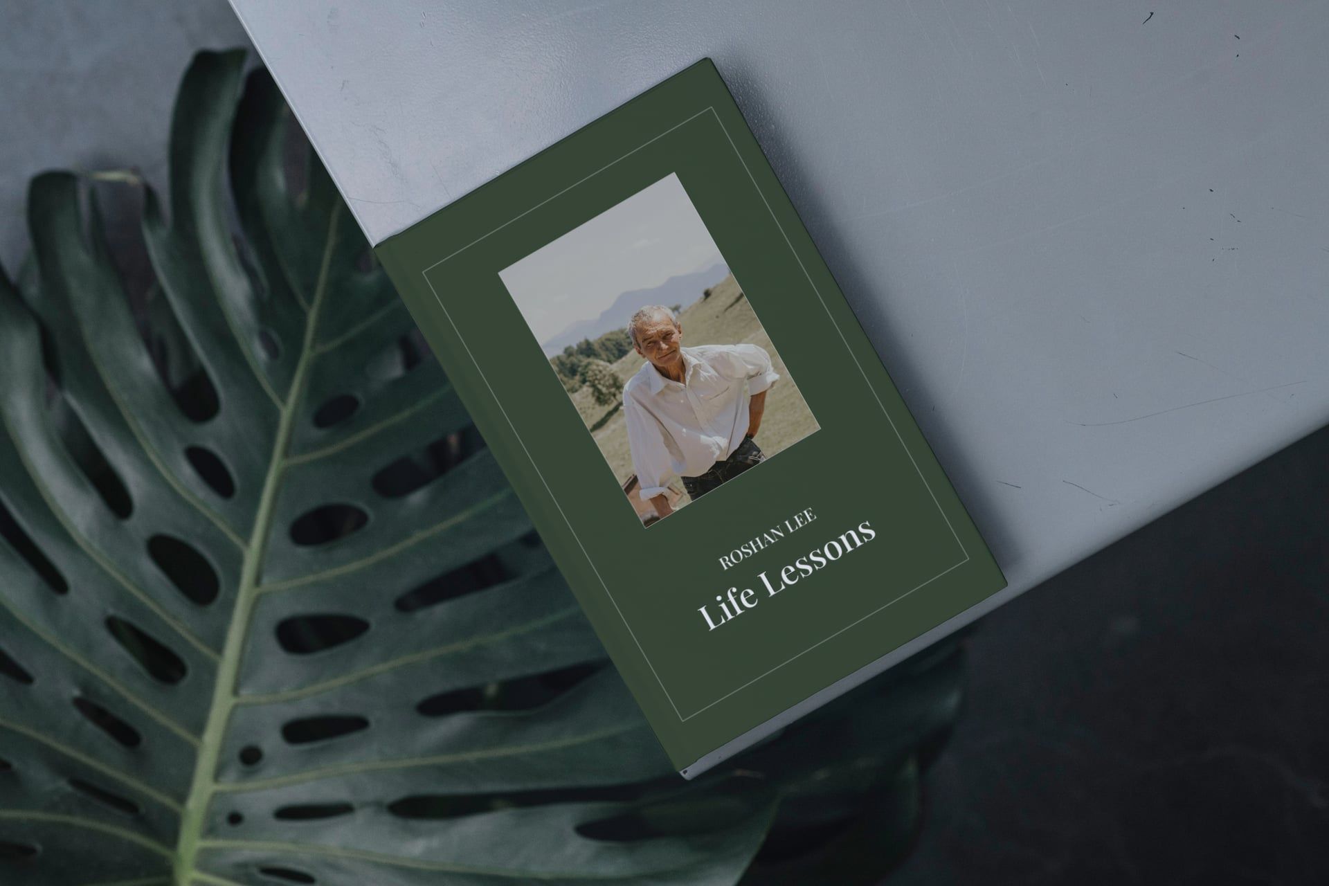 Roshan Lee Life Lessons keepsake book with natural styling